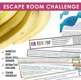 Punctuating Dialogue Grammar Activity Escape Room Challenge, Slides, and Quiz