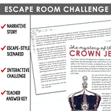 SEMI-COLONS GRAMMAR ACTIVITY INTERACTIVE ESCAPE CHALLENGE