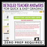 HALLOWEEN READING COMPREHENSION DIGITAL PAPERLESS GOOGLE