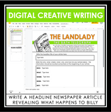 THE LANDLADY BY ROALD DAHL DIGITAL SHORT STORY RESOURCES
