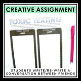 NONFICTION ARTICLE AND ACTIVITIES INFORMATIONAL TEXT: TOXIC FRIENDSHIPS