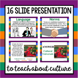 CULTURE ELEMENTS PRESENTATION