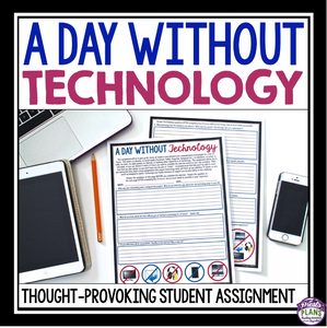 A DAY WITHOUT TECHNOLOGY ASSIGNMENT (WRITING REFLECTION)
