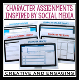CHARACTER ANALYSIS SOCIAL MEDIA ASSIGNMENTS