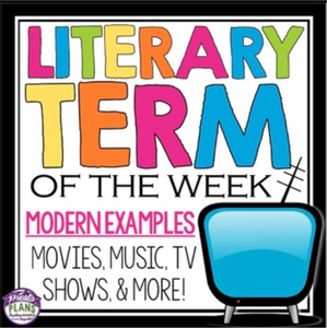 LITERARY TERM OF THE WEEK