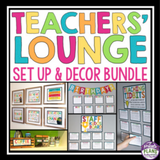 TEACHERS' LOUNGE / STAFFROOM SET UP AND DECOR BUNDLE