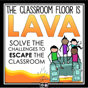 HALLOWEEN ESCAPE ROOM TEAM BUILDER: THE CLASSROOM FLOOR IS LAVA
